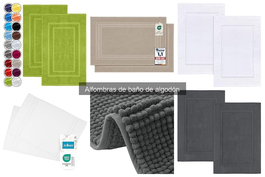 Ventajas y desventajas de las alfombras de baño de algodón