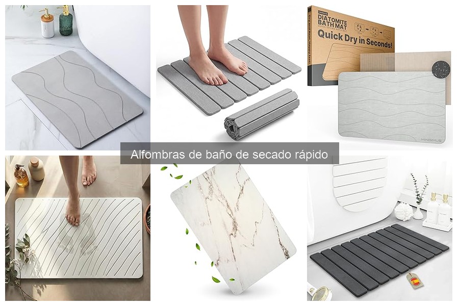 Ventajas y desventajas de las alfombras de baño de secado rápido