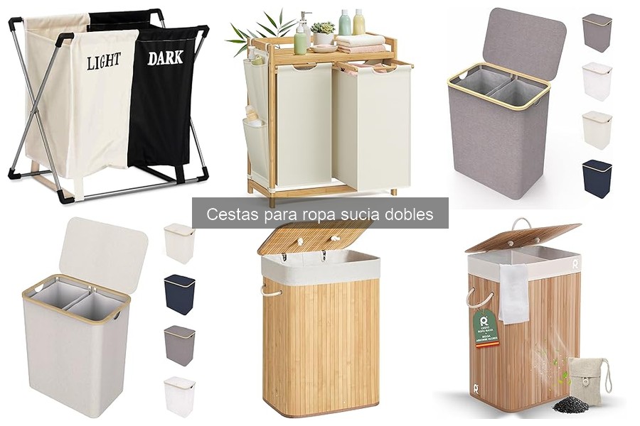 Ventajas y desventajas de las cestas para ropa sucia dobles