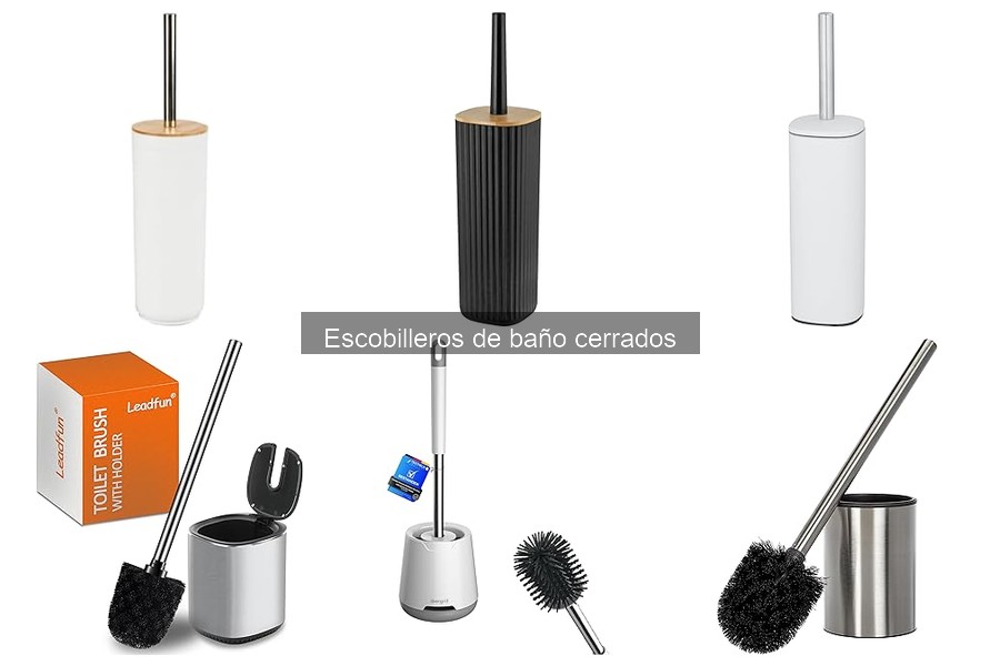 Ventajas y desventajas de los escobilleros de baño cerrados