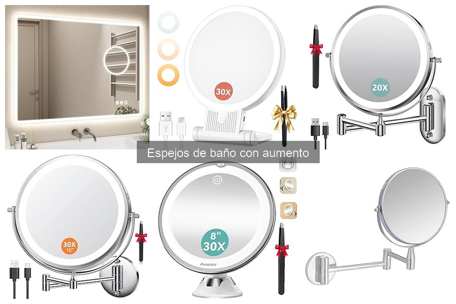 Ventajas y Desventajas de los Espejos de Baño con Aumento