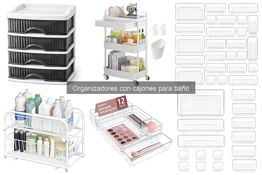 Ventajas y desventajas de los organizadores con cajones para baño