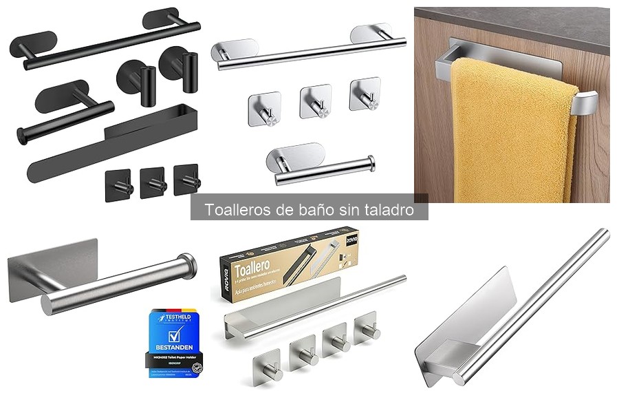 Ventajas y desventajas de los toalleros sin taladro