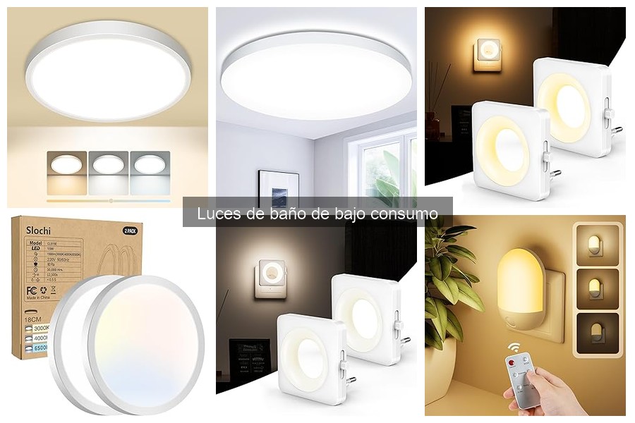 Ventajas y desventajas de luces de bajo consumo en el baño