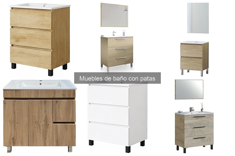 Ventajas y desventajas de muebles de baño con patas