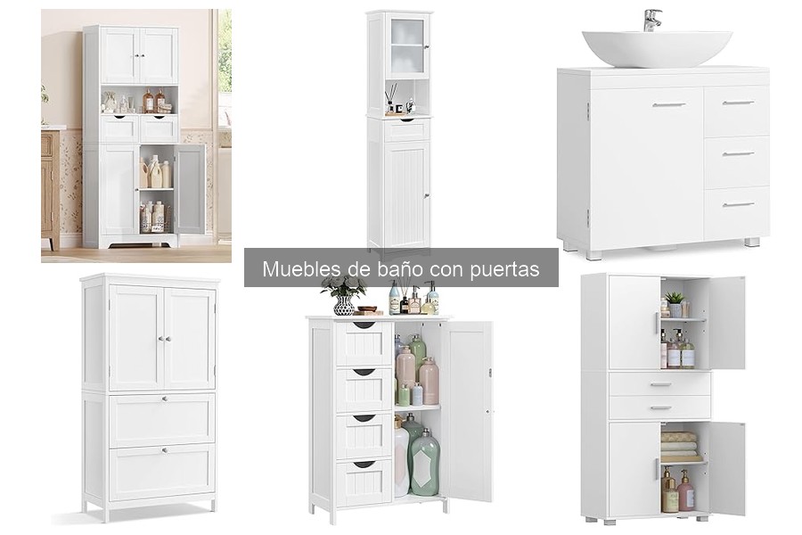 Ventajas y desventajas de muebles de baño con puertas