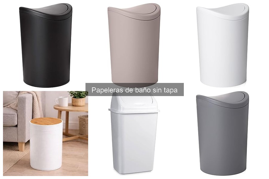 Ventajas y desventajas de papeleras de baño sin tapa