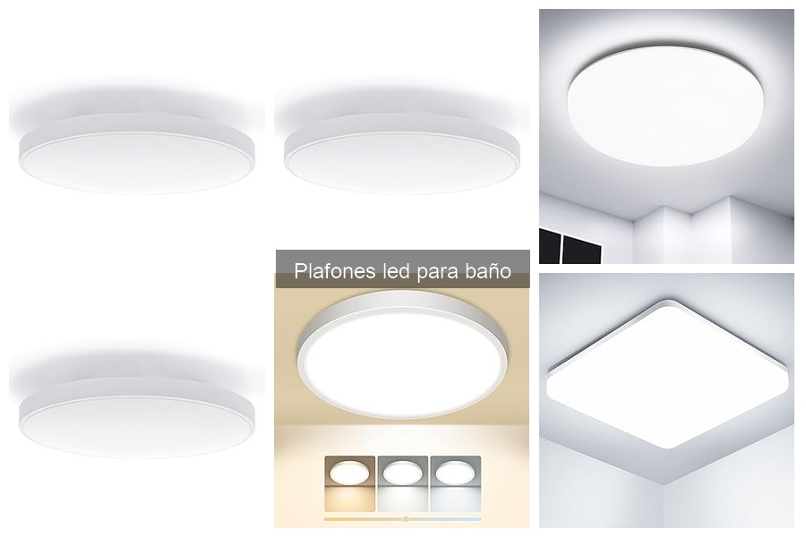 Ventajas y desventajas de plafones LED en el baño