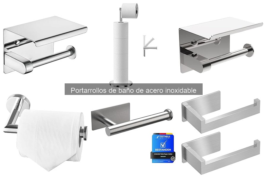 Ventajas y desventajas del acero inoxidable en portarrollos de baño